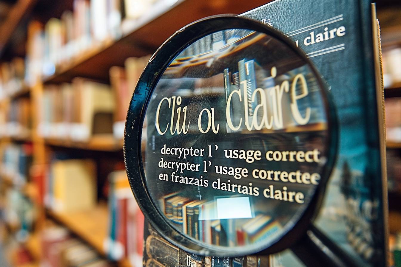 Quand doit-on utiliser « clair » ou « claire » ?