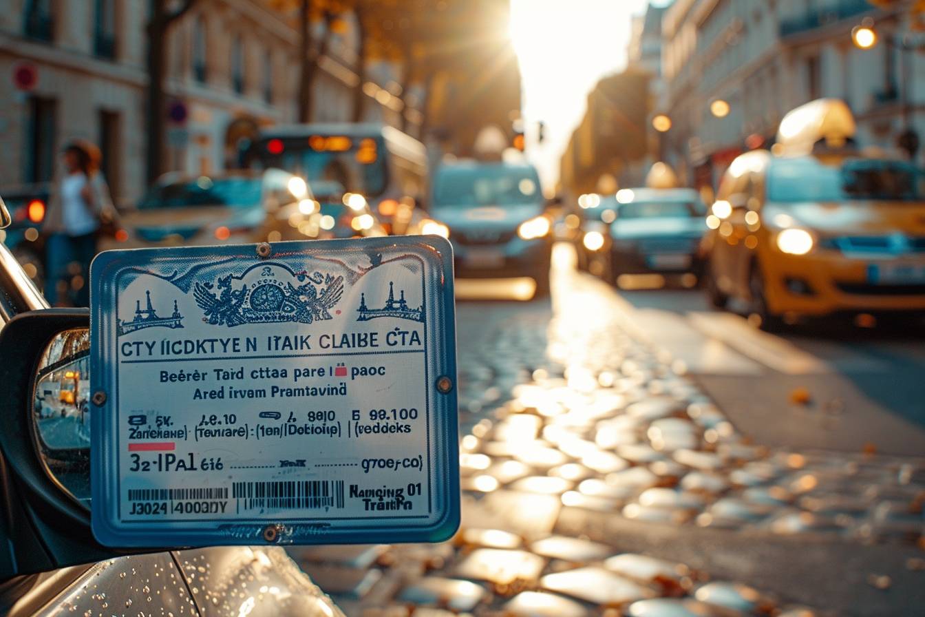 Quelle est la durée de validité d’une licence de taxi à Paris ?